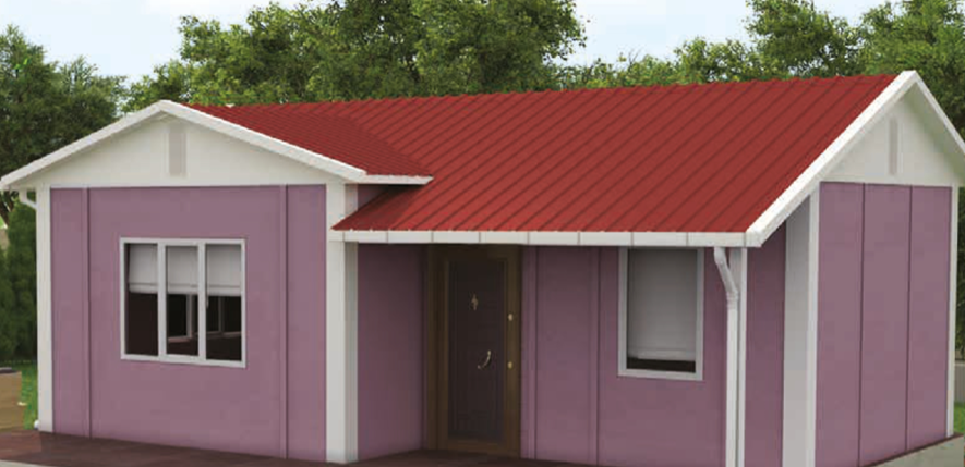 Megaprefabrik 2+1 52m2 Model